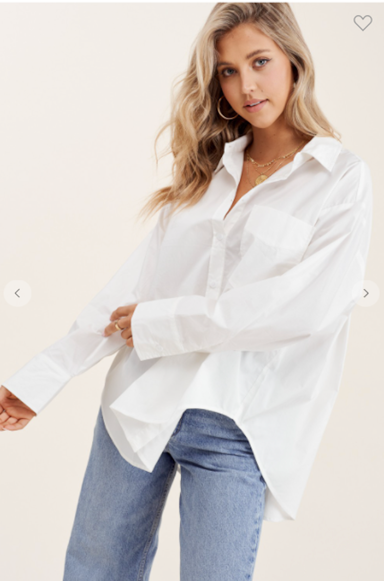 June Oversized Button Down