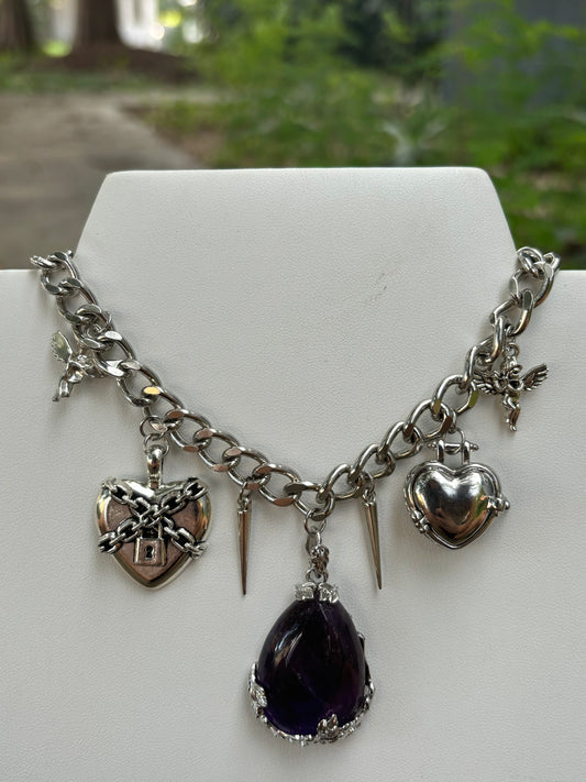 The Heart of Death Valley - 7 Charm Necklace